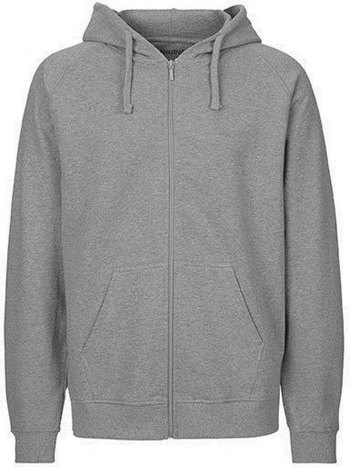 Neutral Kapuzensweatjacke Herren Zip Hoodie Kaputzenjacke / 100% Fairtrade-Baumwolle von Neutral