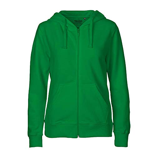 Neutral Ladies Zip Hoodie, Größe:M, Farbe:Green von Neutral