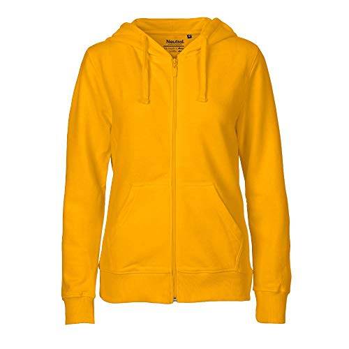Neutral Ladies Zip Hoodie, Größe:S, Farbe:Yellow von Neutral