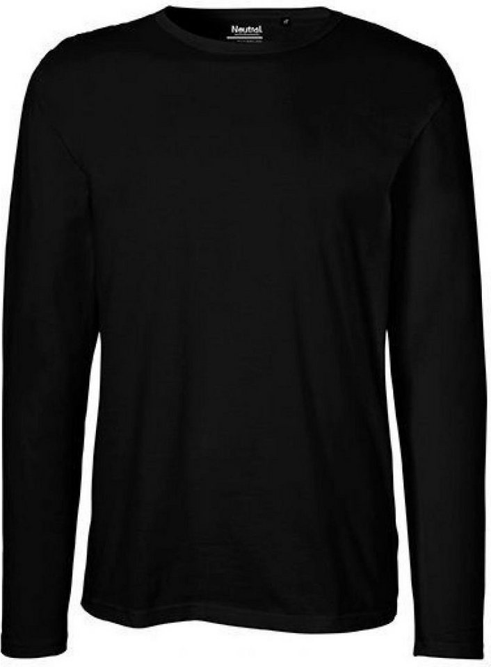 Neutral Langarmshirt Herren Long Sleeve T-Shirt / 100% Fairtrade-Baumwolle von Neutral