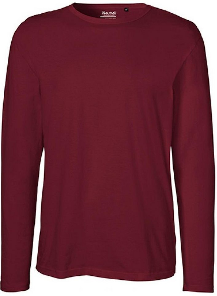 Neutral Langarmshirt Herren Long Sleeve T-Shirt / 100% Fairtrade-Baumwolle von Neutral