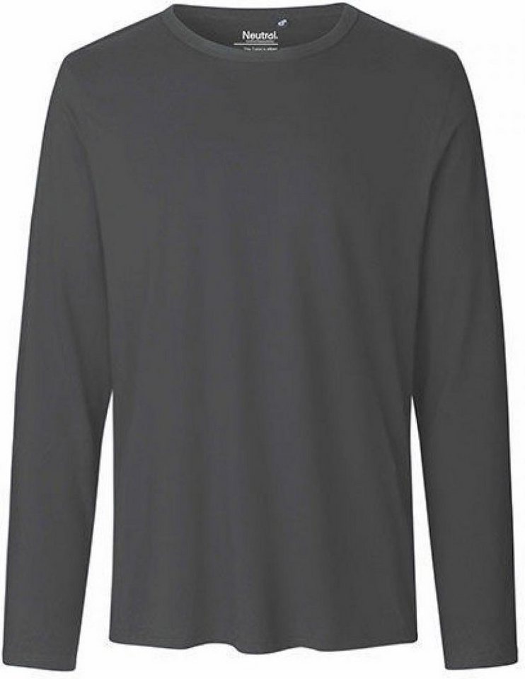 Neutral Langarmshirt Herren Long Sleeve T-Shirt / 100% Fairtrade-Baumwolle von Neutral