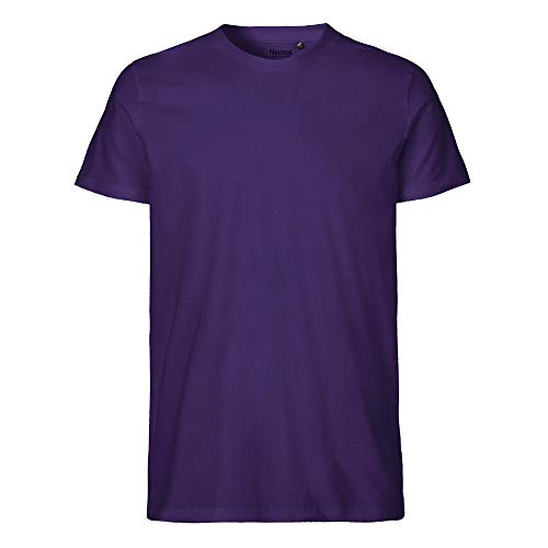Neutral Mens Fitted T-Shirt, Größe:3XL, Farbe:Purple von Neutral