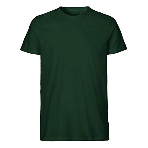 Neutral Mens Fitted T-Shirt, Größe:L, Farbe:Bottle Green von Neutral