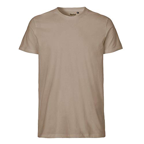 Neutral Mens Fitted T-Shirt, Größe:M, Farbe:Sand von Neutral