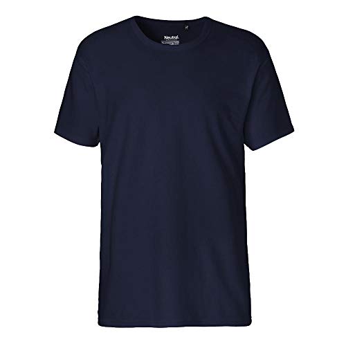 Neutral Mens Interlock T-Shirt, Größe:L, Farbe:Navy von Neutral