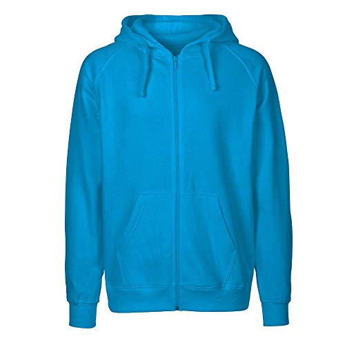 Neutral Mens Zip Hoodie, Größe:S, Farbe:Sapphire von Neutral