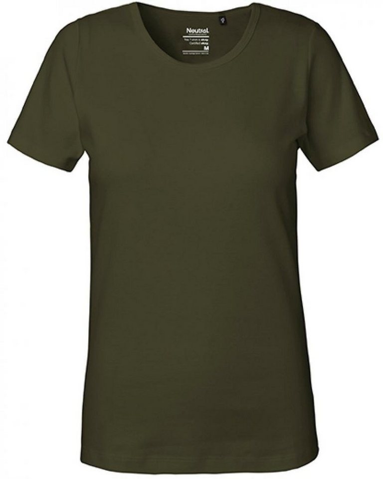 Neutral Rundhalsshirt Damen Interlock T-Shirt / 100% Fairtrade Baumwolle von Neutral