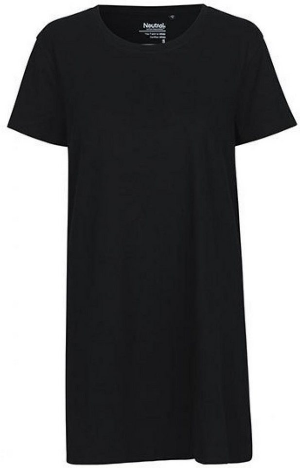 Neutral Rundhalsshirt Damen Long Length T-Shirt - Single-Jersey-Strick von Neutral