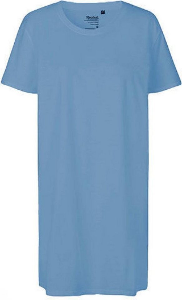 Neutral Rundhalsshirt Damen Long Length T-Shirt - Single-Jersey-Strick von Neutral