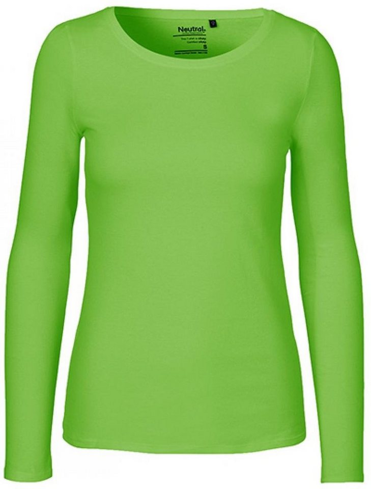 Neutral Langarmshirt Damen Long Sleeve T-Shirt / 100% Fairtrade-Baumwolle von Neutral