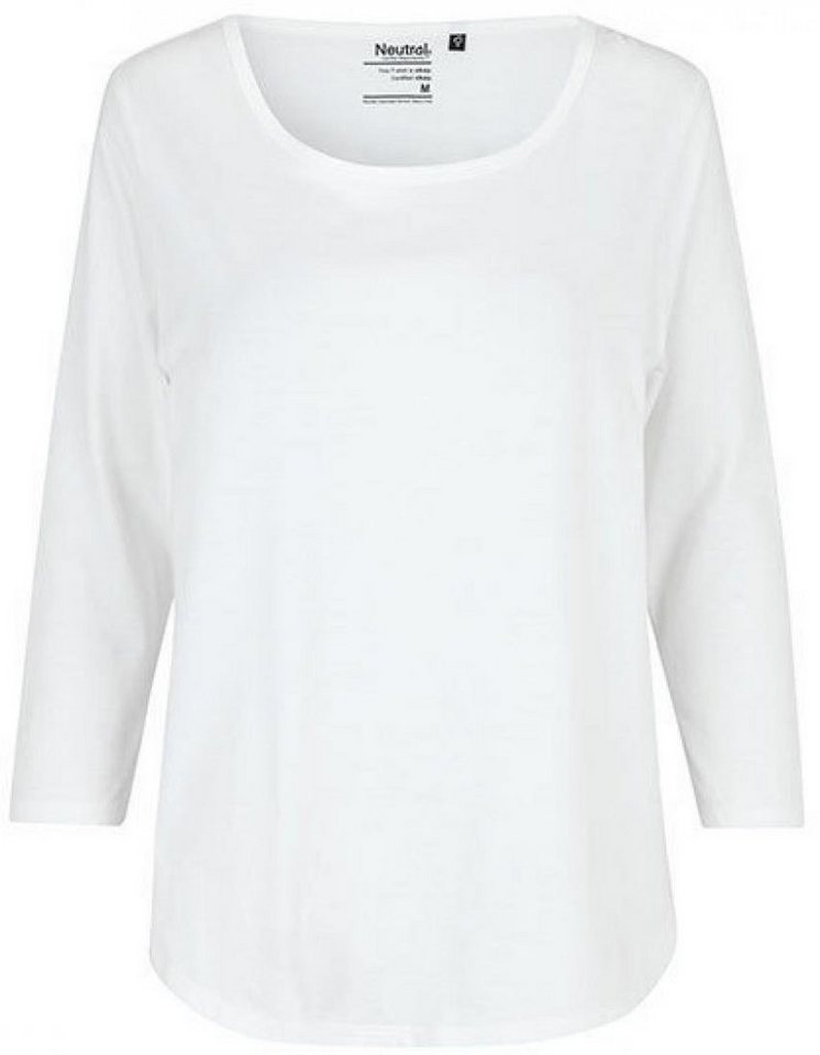 Neutral Langarmshirt Damen Three Quarter Sleeve T-Shirt - 3/4-Ärmel von Neutral