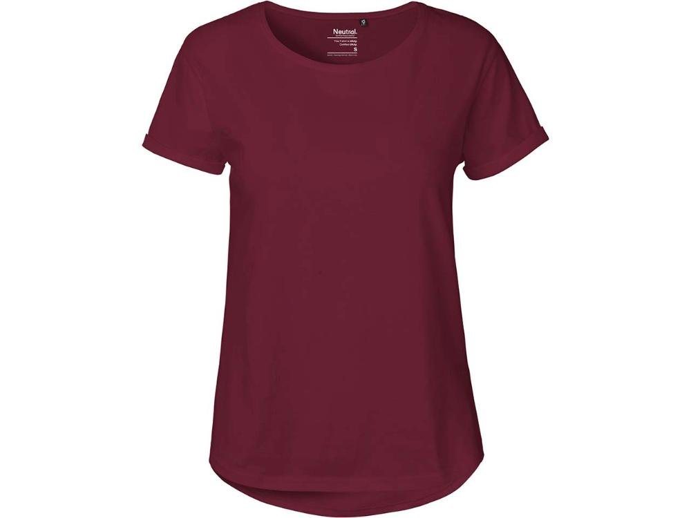 Neutral T-Shirt Neutral Bio-Damen-T-Shirt mit Roll-Up-Ärmeln von Neutral
