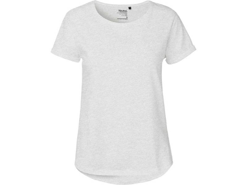 Neutral T-Shirt Neutral Bio-Damen-T-Shirt mit Roll-Up-Ärmeln von Neutral