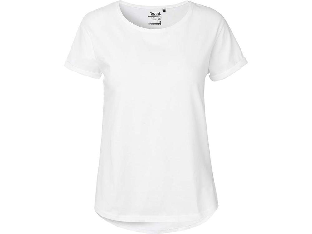 Neutral T-Shirt Neutral Bio-Damen-T-Shirt mit Roll-Up-Ärmeln von Neutral