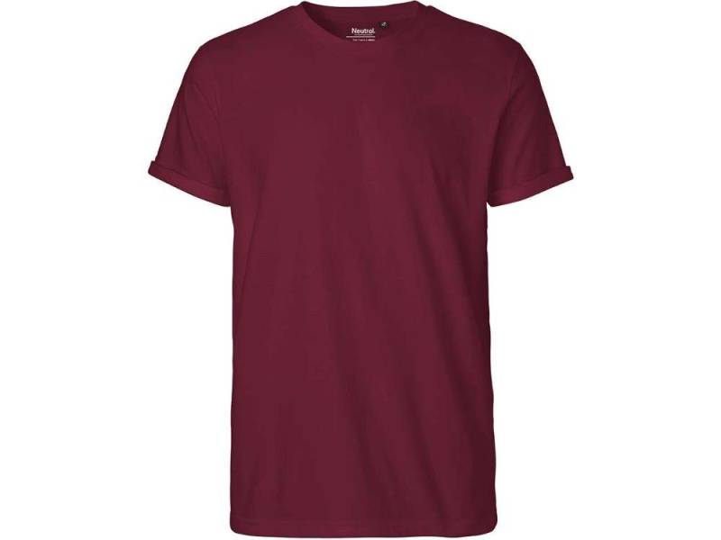 Neutral T-Shirt Neutral Bio-Herren-T-Shirt mit Roll-Up-Ärmeln von Neutral