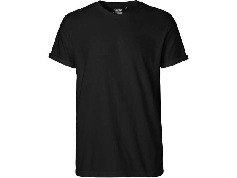 Neutral T-Shirt Neutral Bio-Herren-T-Shirt mit Roll-Up-Ärmeln von Neutral