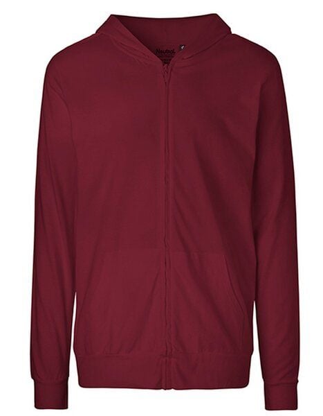 Neutral® Unisex Jersey (T-Shirt Stoff) College Hoodie Hoody Kapuzenpullover Sweatjacke von Neutral®