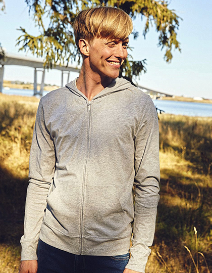 Unisex Jersey Hoodie mit Reißverschluss von Neutral