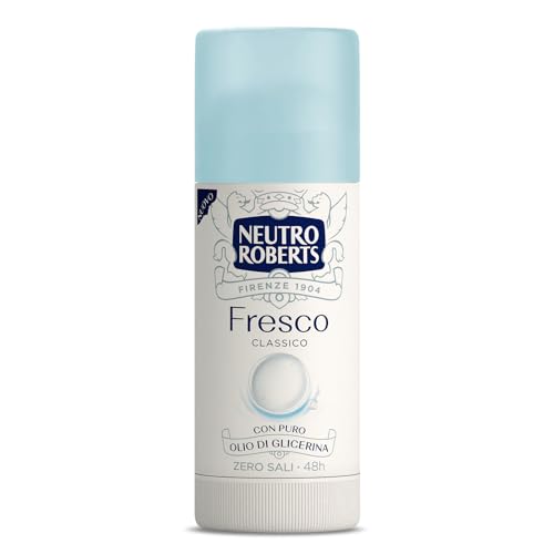 Neutro Roberts, Deodorant Stick Frisch, keine Aluminiumsalze, keine Flecken, mit reinem Glycerinöl, Deodorant für Damen und Herren, dermatologisch getestet, Format 40 ml, 48 h von Neutro Roberts