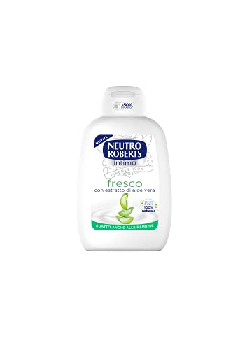 Neutro Roberts, Frischer Intimreiniger, Hygienereiniger mit Aloe Vera-Extrakt, 100% natürlich – ideal zum Schutz Ihrer Intimität, für Frauen und Kinder – 200 ml Flaschen von Neutro Roberts