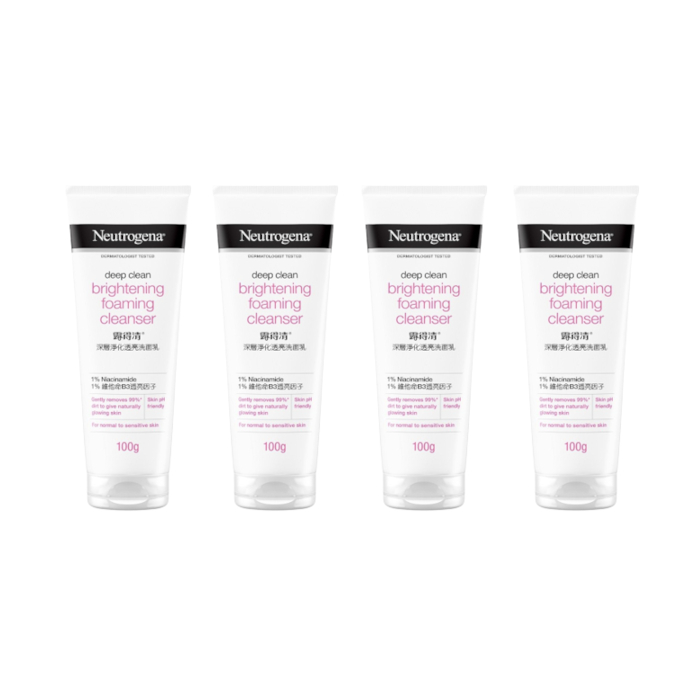 Neutrogena - Deep Clean Brightening Foaming Cleanser - 100g (4ea) Set von Neutrogena
