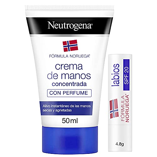 Neutrogena Fórmula Noruega Crema De Manos Concentrada 50ml + Protector Labial SPF 20, 4.8gr von Neutrogena