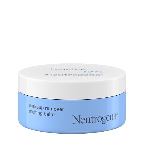 Neutrogena Make-up-Entferner, Schmelzbalsam zu Öl, mit Vitamin E, sanfter und pflegender Make-up-Entfernungs-Balsam für Augen, Lippen oder Gesicht Make-up auf Reisen (freundlich für unterwegs), blau, 2 Stück von Neutrogena
