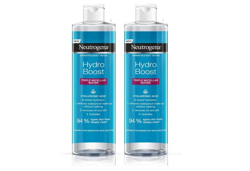 Neutrogena Make-up-Entferner Hydro Boost Triple Micellar Water, Mizellen Reinigungswasser 400ml von Neutrogena