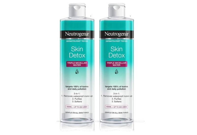 Neutrogena Make-up-Entferner Skin Detox Deep Clean Triple Mizellen Wasser ohne Alkohol 400ml von Neutrogena