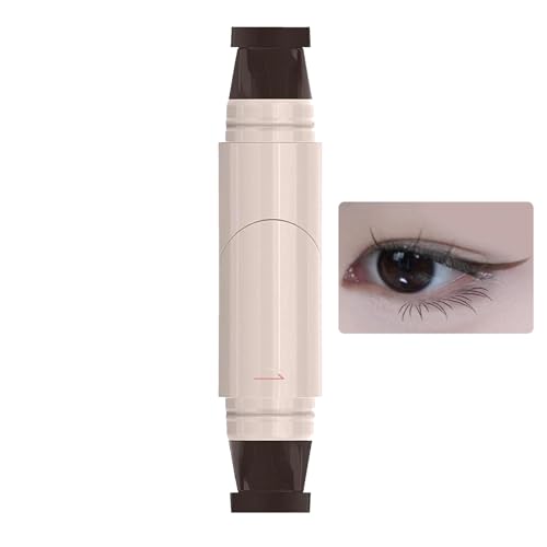 Eye Liner Stamp Tool | Smudge-Proof Eye Schablone-doppelköpfige wasserdichte langlebige Liner-Bleistiftstift für einfache Make-up-Kosmetik Frauen Augenbrauenformung von NevPuose