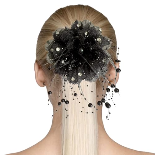 NevPuose Hawaiianische Blumenhaarclip, Blumenhaarclip - Non-Schlupf-Barrette-Kopfbekleidung Blumenkrallenstifte Knospen Haarnadel,Gefälschte Boho -Pins Kopfschmuck, Frisuren für Frauen Mädchen von NevPuose