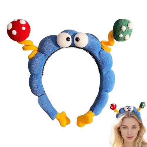NevPuose Niedliches Stirnband - Niedliche Kopfbedeckung | Elastische Haarbänder Mit Großem Augen Design Für Waschen Sommer Gym Sport Make-up von NevPuose