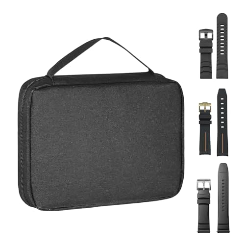 Watch Band Case -Trave Watch Straps Beutel, Travel Watch Gurt Storage Case, Wachband Wallet | Faltbare Uhrenbänder -Speicherhalter Tragbare Uhrenbänder Halter Mit 20 Uhrengurten Mit 20 Uhrenbändern von NevPuose