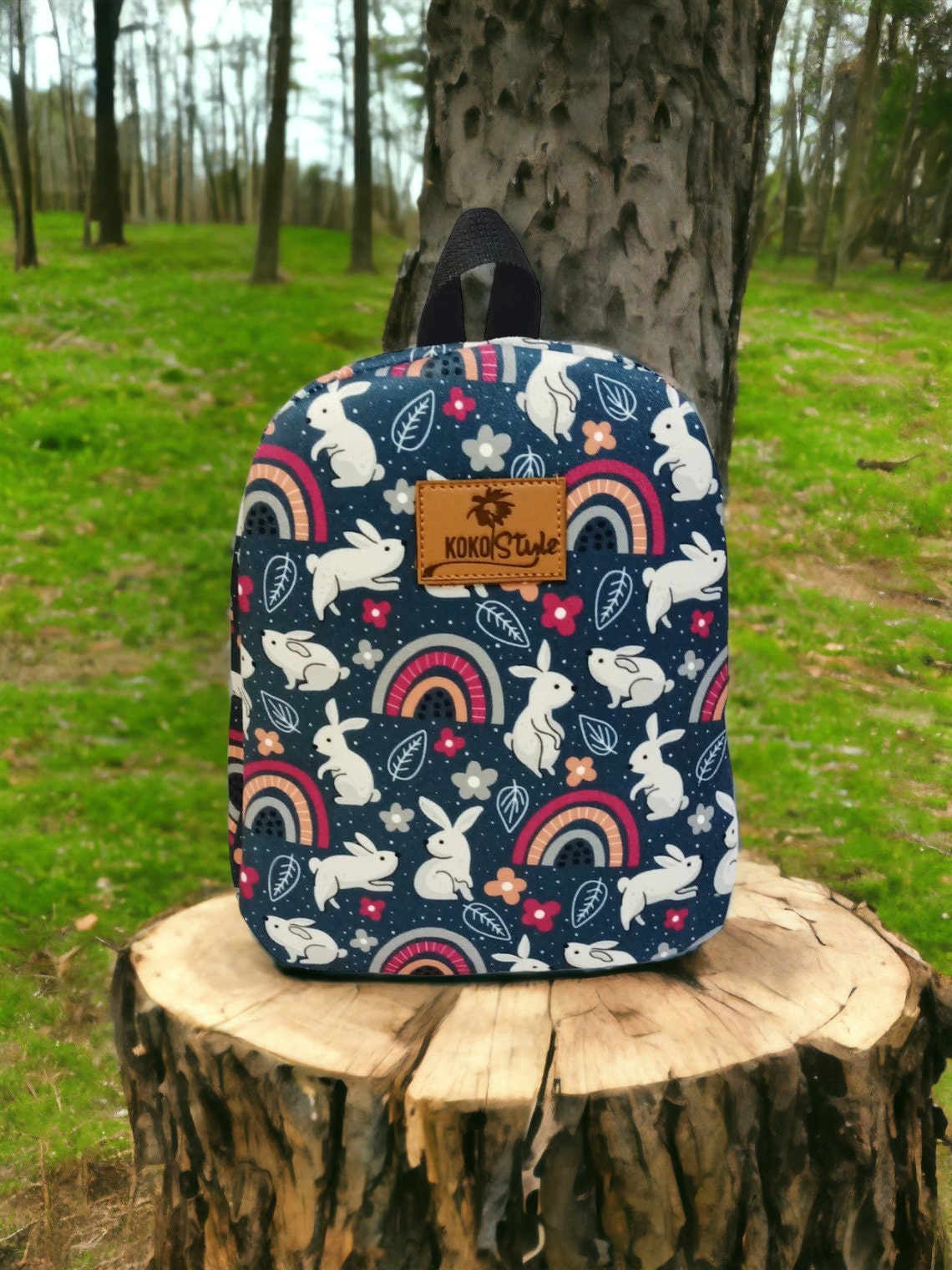 Regenbogen Rucksack Für Kleinkinder, Personalisierte Kinderrucksack Mädchen, Kindergarten Rucksack, Geschenke Kinder, Baby Mädchen Geschenk von NevaHomeBaby