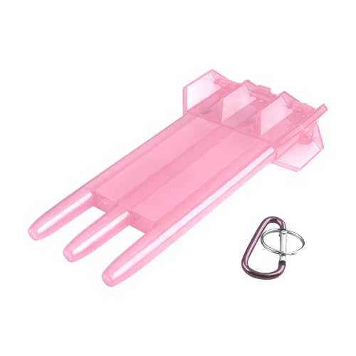 Nevalerra Dart-Etui, Dart-Aufbewahrungsbox,Darthalter | Das transparente Design unseres harten Dart-Etuis ermöglicht es Transparente Dart-Geldbörse, langlebig und tragbar für alle Arten von Darts von Nevalerra
