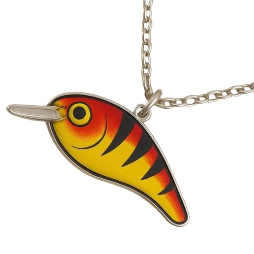 Nevalerra Fisch Halskette | Strandkette - Leichtes Buntes Angelköder Schmuckstück Für Reise Damen Herren Kinder von Nevalerra