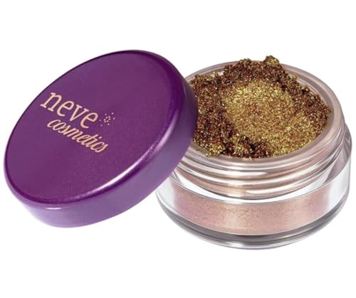 Neve Cosmetics Dunes of Gold Lidschatten Haselnuss Kupfer mit grünen Gold-Reflexen 100% Mineral Vegan 2g von Neve Cosmetics