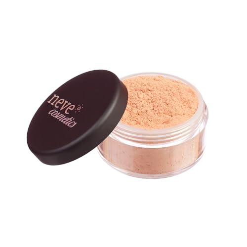 Neve Cosmetics High Coverage deckendes Mineral Puder Foundation Puder für normale bis fettige Haut | Tan Warm von Neve Cosmetics