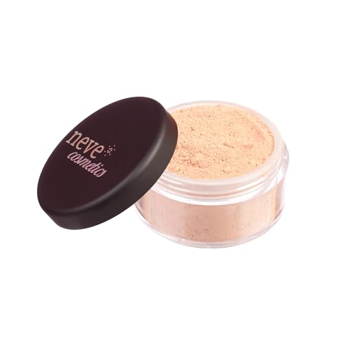 Neve Cosmetics High Coverage Mineral Foundation Puder deckend, geeignet für normale bis fettige Haut | Light Warm von Neve Cosmetics