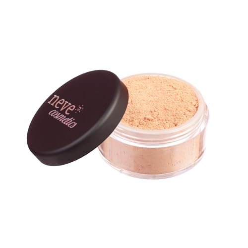 Neve Cosmetics High Coverage Mineral Foundation Puder deckend, geeignet für normale bis fettige Haut | Medium Warm von Neve Cosmetics