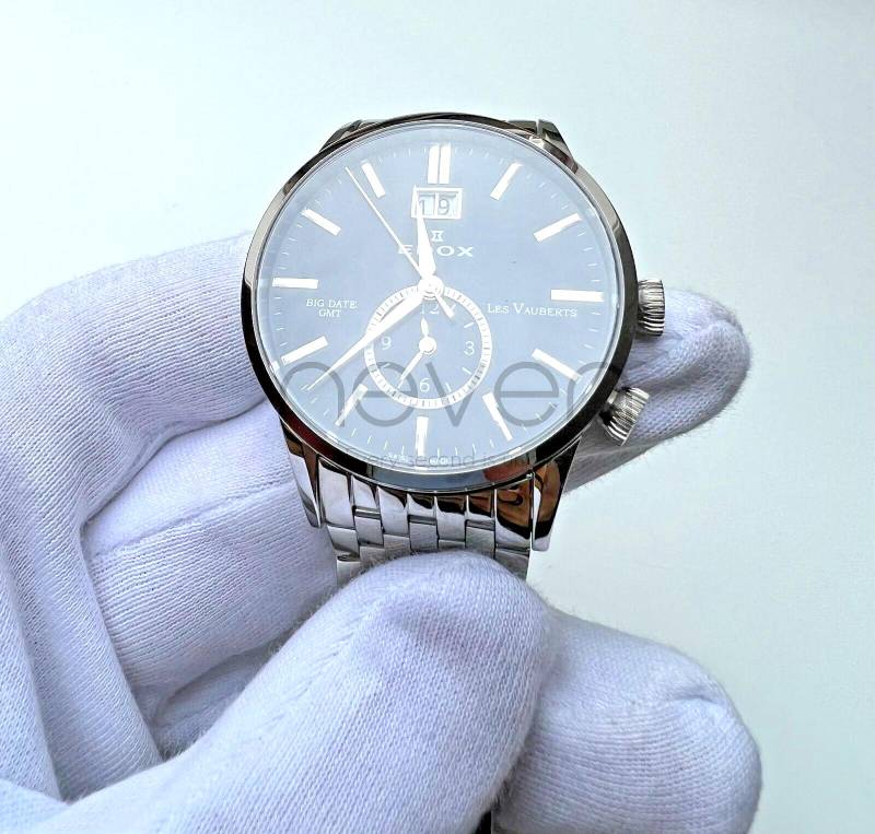 Edox - Großes Datum Gmt Ref. 62004/357959 Swiss Made 5 Atm Ø 40 Mm von NevenBySwiss