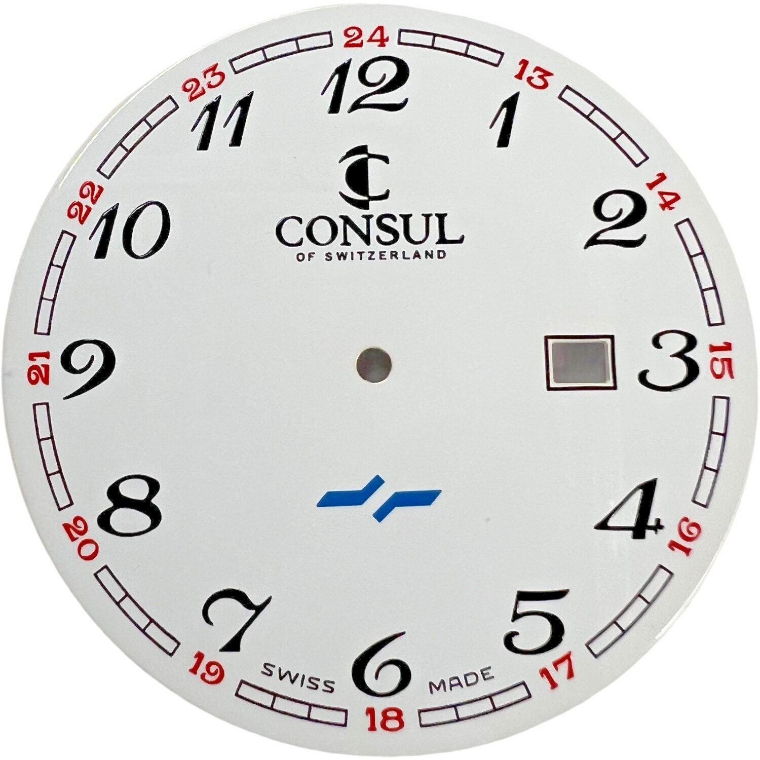 Konsul - Der Schweiz Datum Swiss Made Weiß Ø37, 9 Mm Chronograph von NevenBySwiss