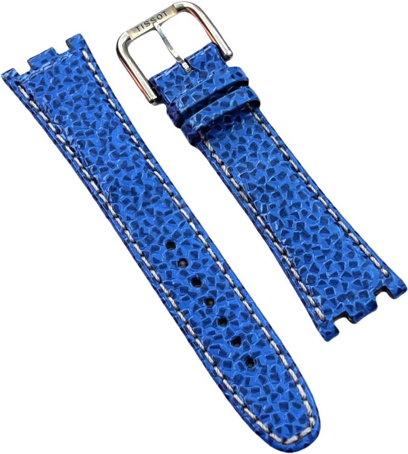 Tissot - Armband Echtes Leder 20 Mm Blau Nr von NevenBySwiss