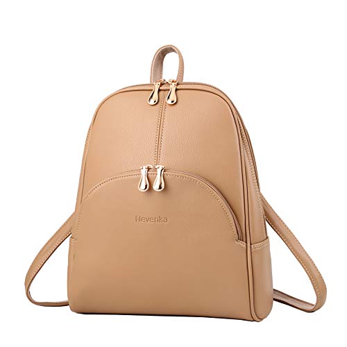 Nevenka damen markenbeutel rucksack handtasche pu-leder reißverschlussbeutel beiläufige rucksäcke umhängetaschen mittel butterum von Nevenka