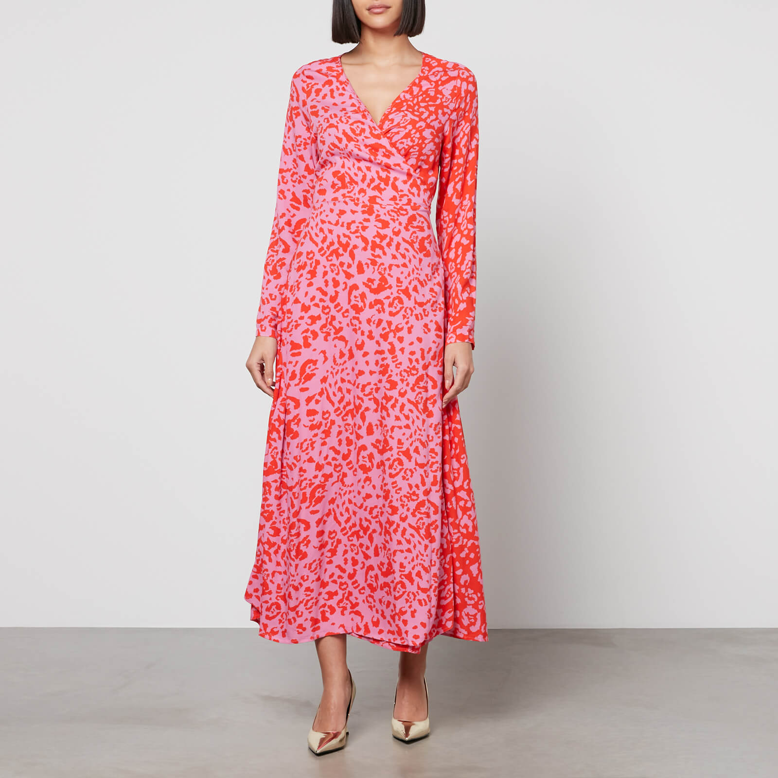 Never Fully Dressed Zsa Zsa Printed Crepe Dress - UK 12 von Never Fully Dressed