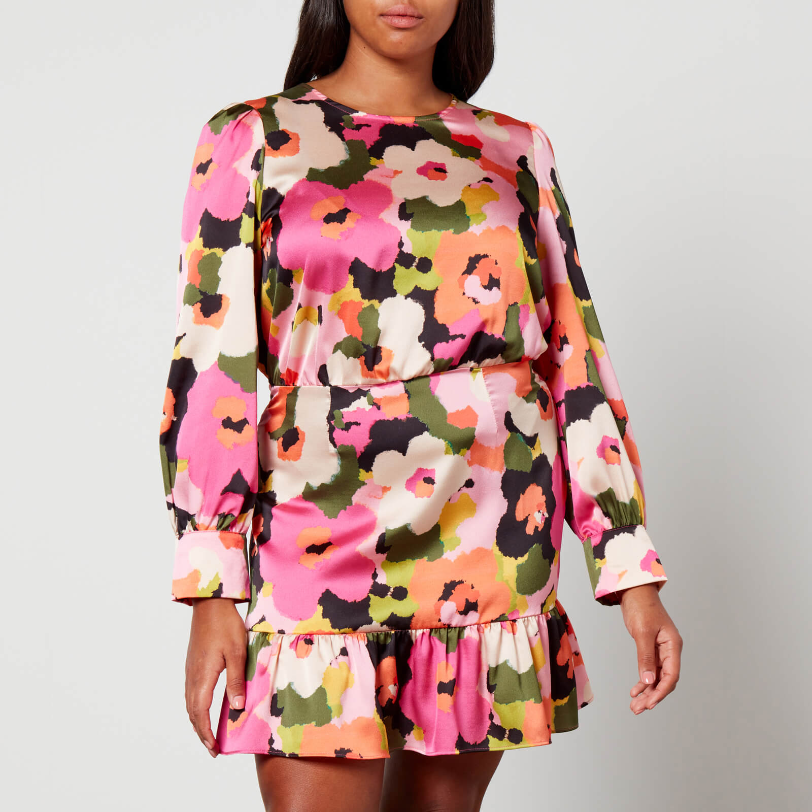 Never Fully Dressed Printed Crepe Mini Dress - UK 6 von Never Fully Dressed