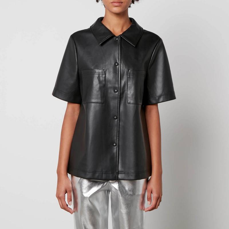 Never Fully Dressed Vegan Leather Lizzie Shirt - UK 8 von Never Fully Dressed