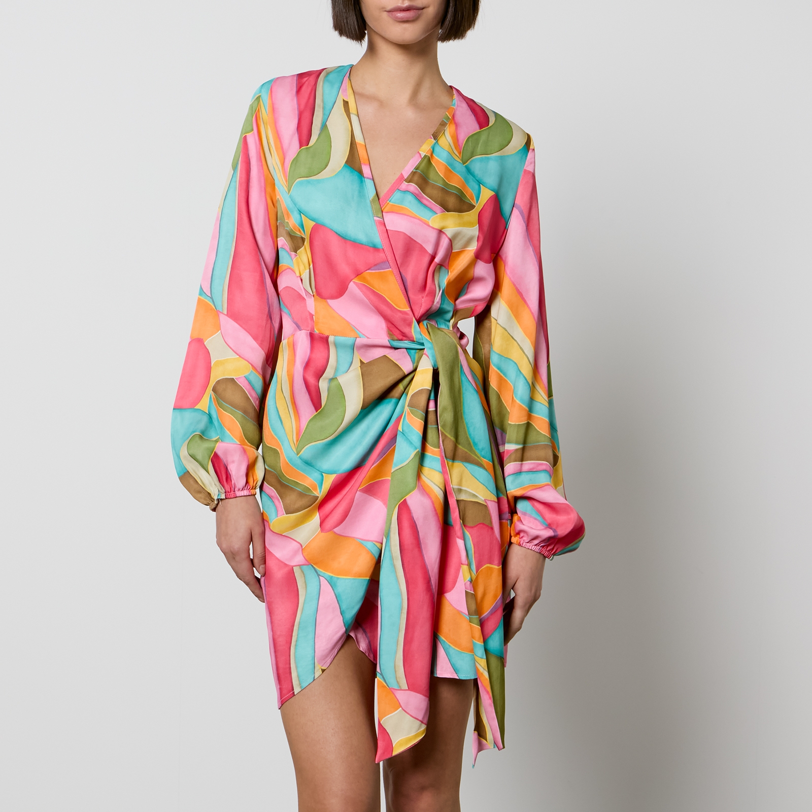 Never Fully Dressed Vienna Printed ECOVERO™ Mini Dress - UK 6 von Never Fully Dressed