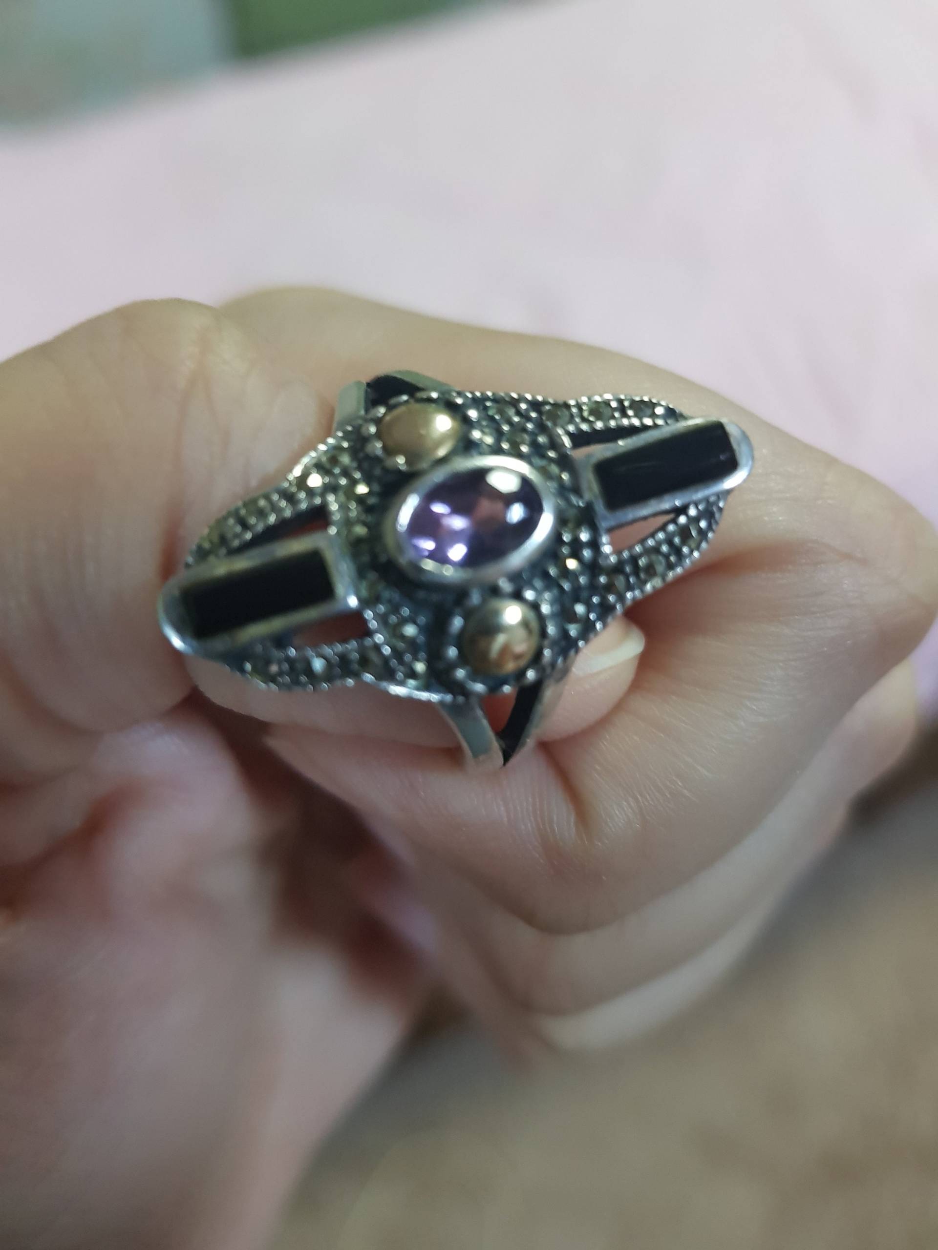 Wunderschöne Silber Amethyst Ring von NeverlandwondeByLolo